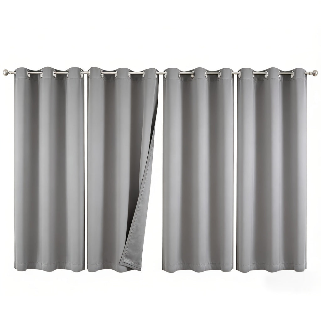 4 Panels Easter Theme Thermal Insulated Curtains, Soundproof Curtains, Blackout Curtains, 21% PVC 79% Cotton, Grommet Top, Machine Washable for Bedroom, Living Room, Easter curtains