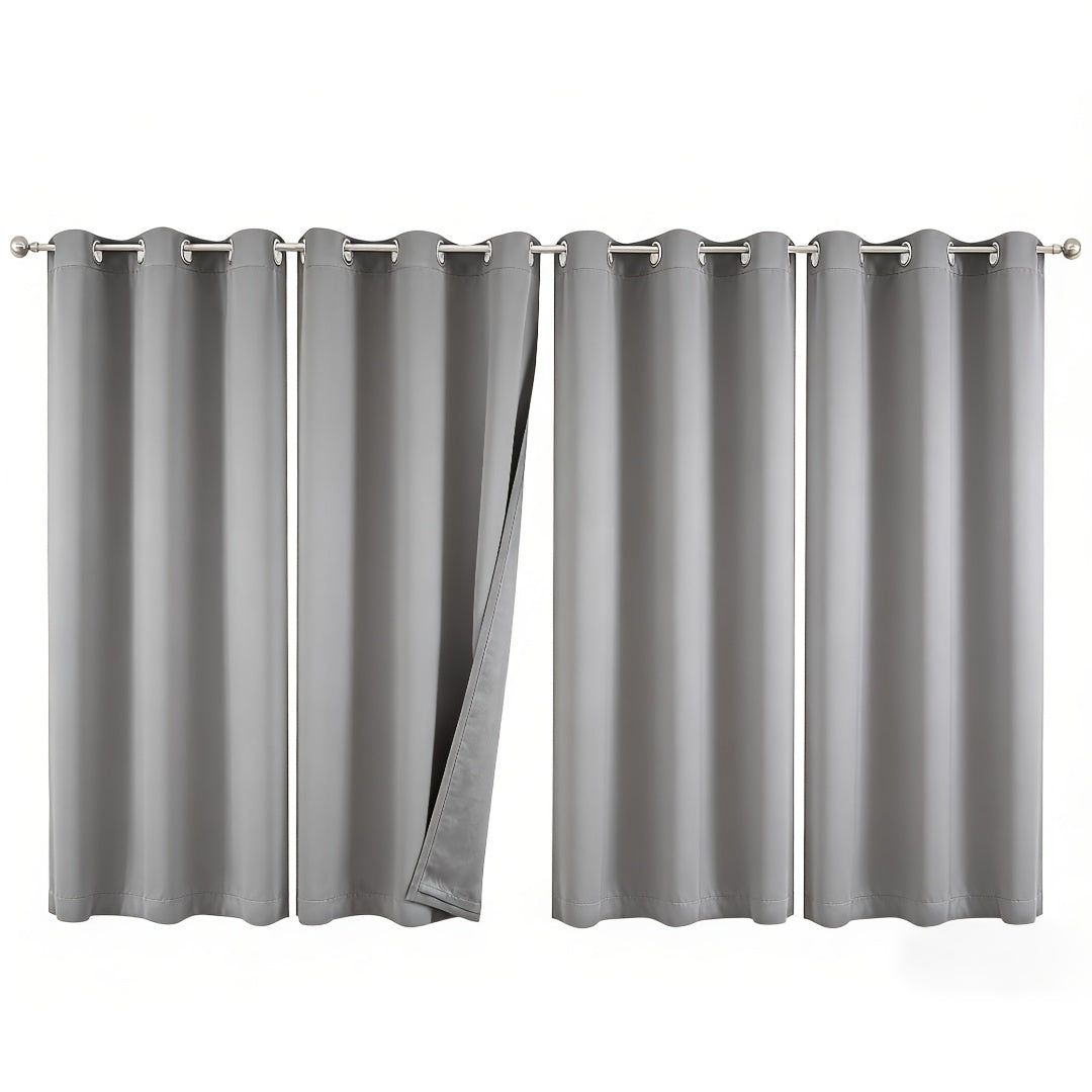 4 Panels Easter Theme Thermal Insulated Curtains, Soundproof Curtains, Blackout Curtains, 21% PVC 79% Cotton, Grommet Top, Machine Washable for Bedroom, Living Room, Easter curtains