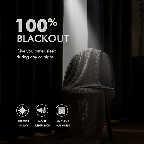 4 Panels Easter Theme Thermal Insulated Curtains, Soundproof Curtains, Blackout Curtains, 21% PVC 79% Cotton, Grommet Top, Machine Washable for Bedroom, Living Room, Easter curtains
