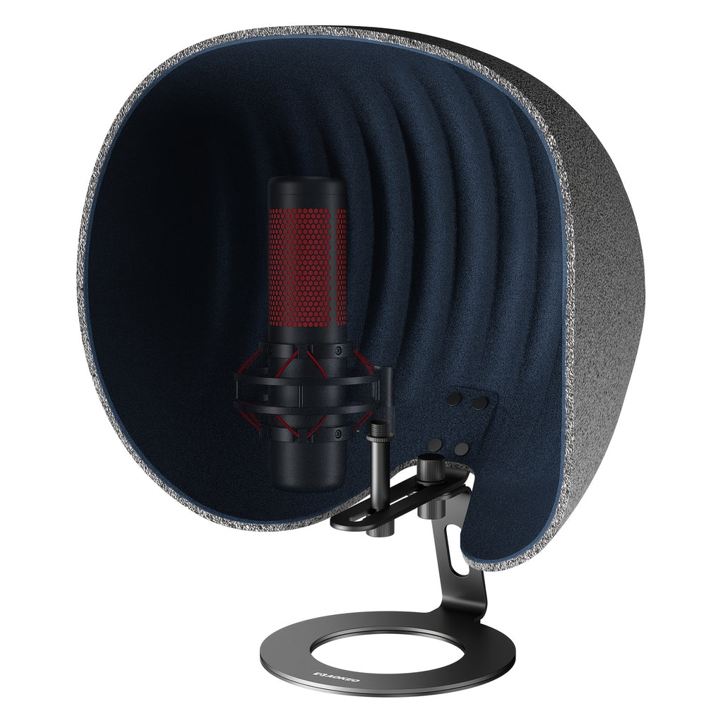 Microphone Soundproof Cover, Aokeo 2026 Professional Recording Studio Equipment, 360 Degree Music Studio Microphone Soundproof Cotton, Suitable for Various Recording Microphones Such As Gaming, Singing, Live Streaming, Etc