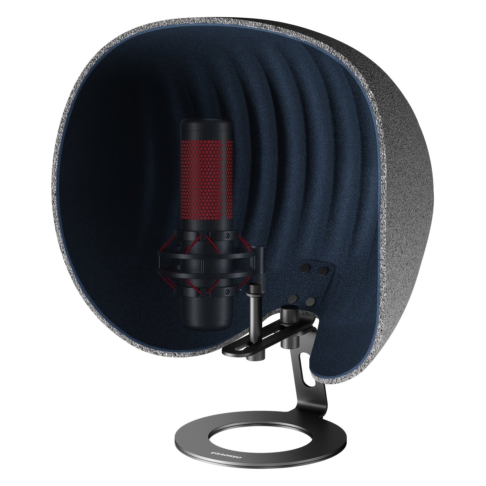 Microphone Soundproof Cover, Aokeo 2026 Professional Recording Studio Equipment, 360 Degree Music Studio Microphone Soundproof Cotton, Suitable for Various Recording Microphones Such As Gaming, Singing, Live Streaming, Etc