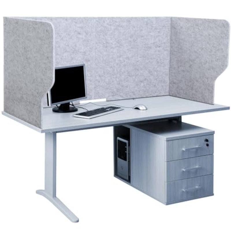Large Acoustic Privacy Panels & Desk Dividers Suitable for Students, Portable Classroom Table Partitions, Felt Board for Home Office, Workstation, Library, Conference Room, Partition Board for Furniture