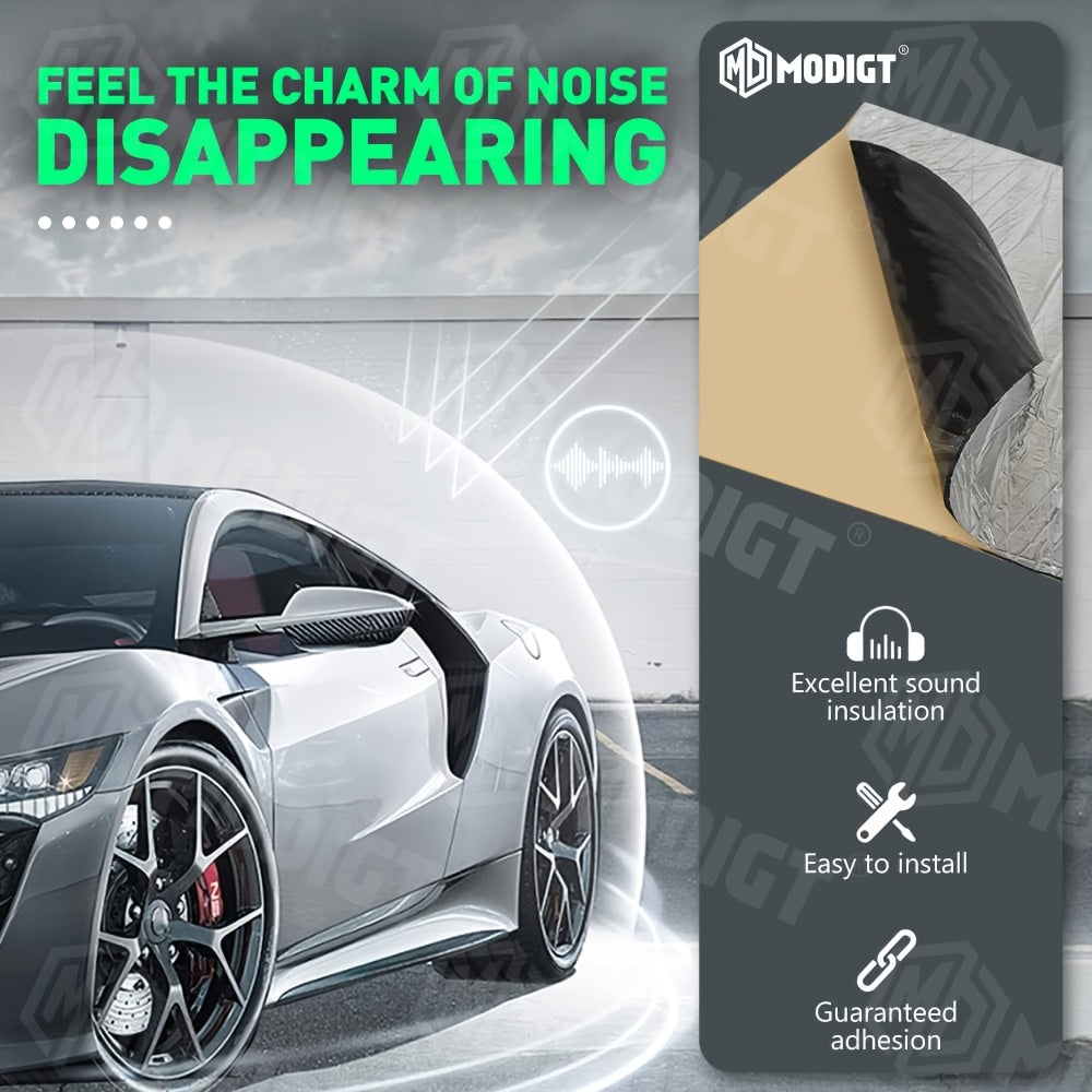 29pcs 15.75*11.81inch Sound Deadener Insulation Automotive Heat Shield Self-adhesive Mat