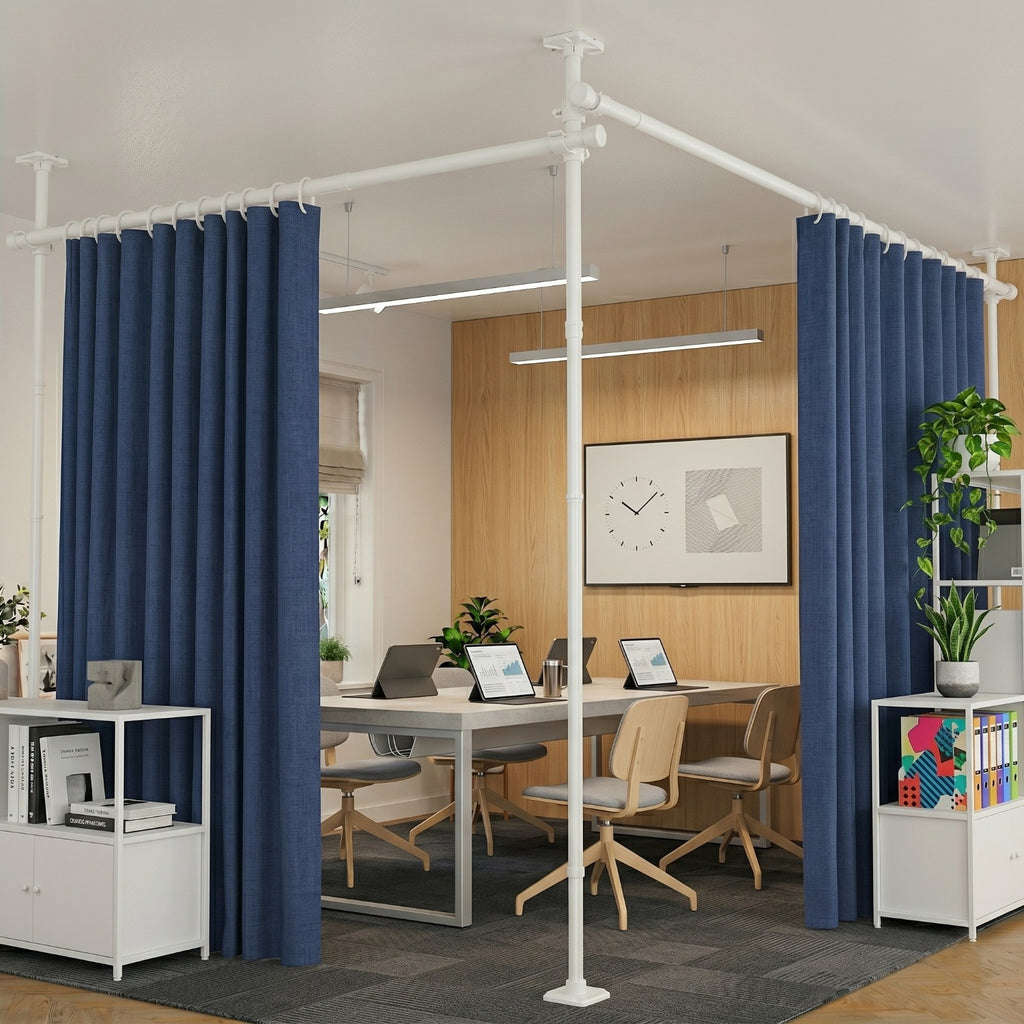High-Quality Space Partitioning Divider for Home Office - Premium Office Furniture Accessory for Effective Workspace Organization | Superior Panel Separator for Office Supplies and Furniture Lighting