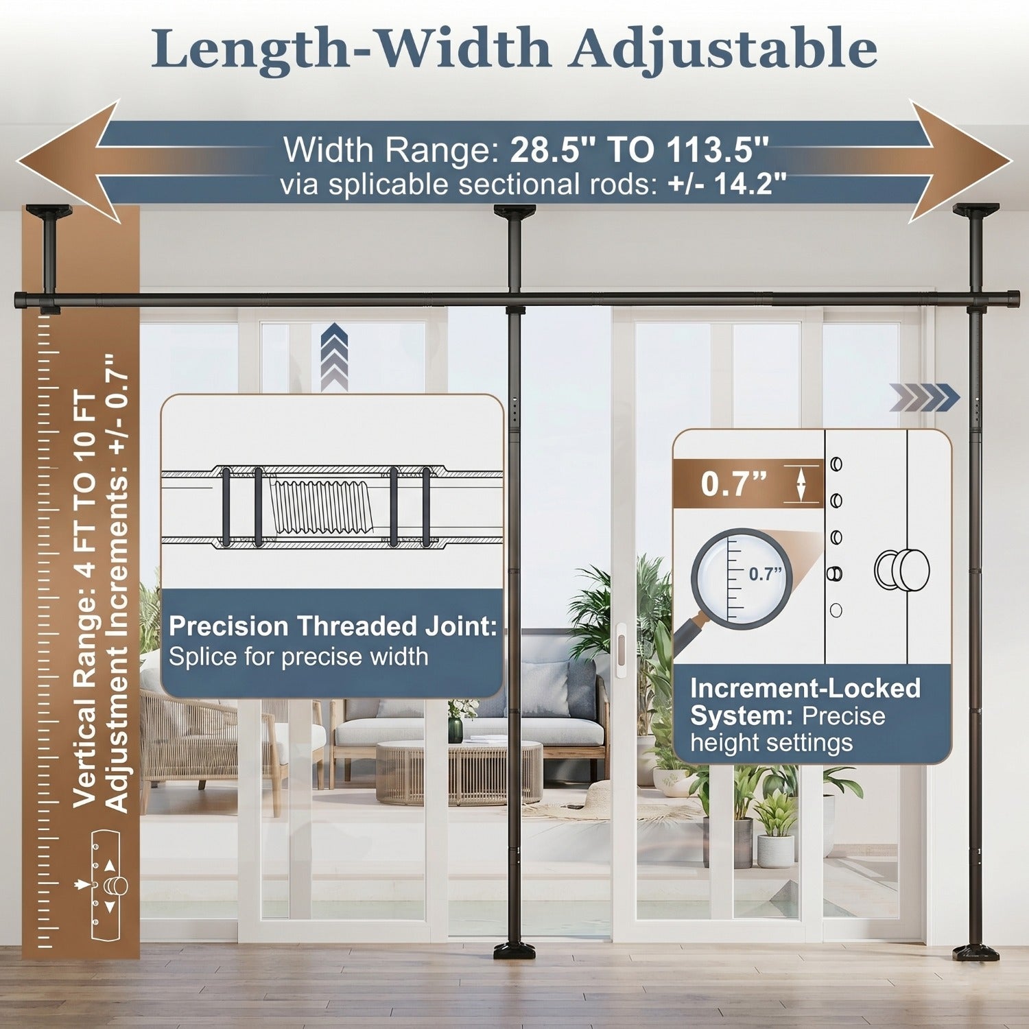 High-Quality Space Partitioning Divider for Home Office - Premium Office Furniture Accessory for Effective Workspace Organization | Superior Panel Separator for Office Supplies and Furniture Lighting